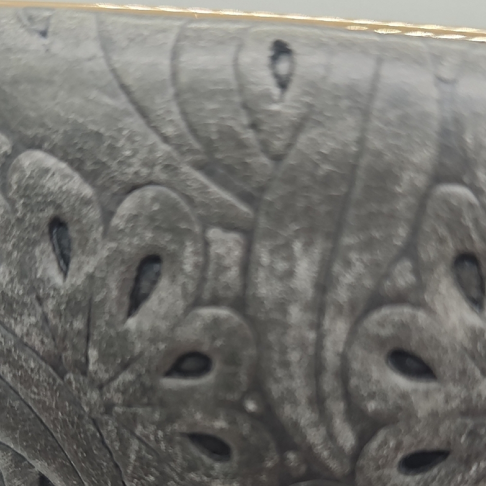 Grey Embossed LODIS Clutch - Picture 4 of 8